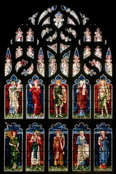 Ashton Under Lyne, Albion Congregational Church, Morris & Co., Edward Burne-Jones, Südliches Querschiff